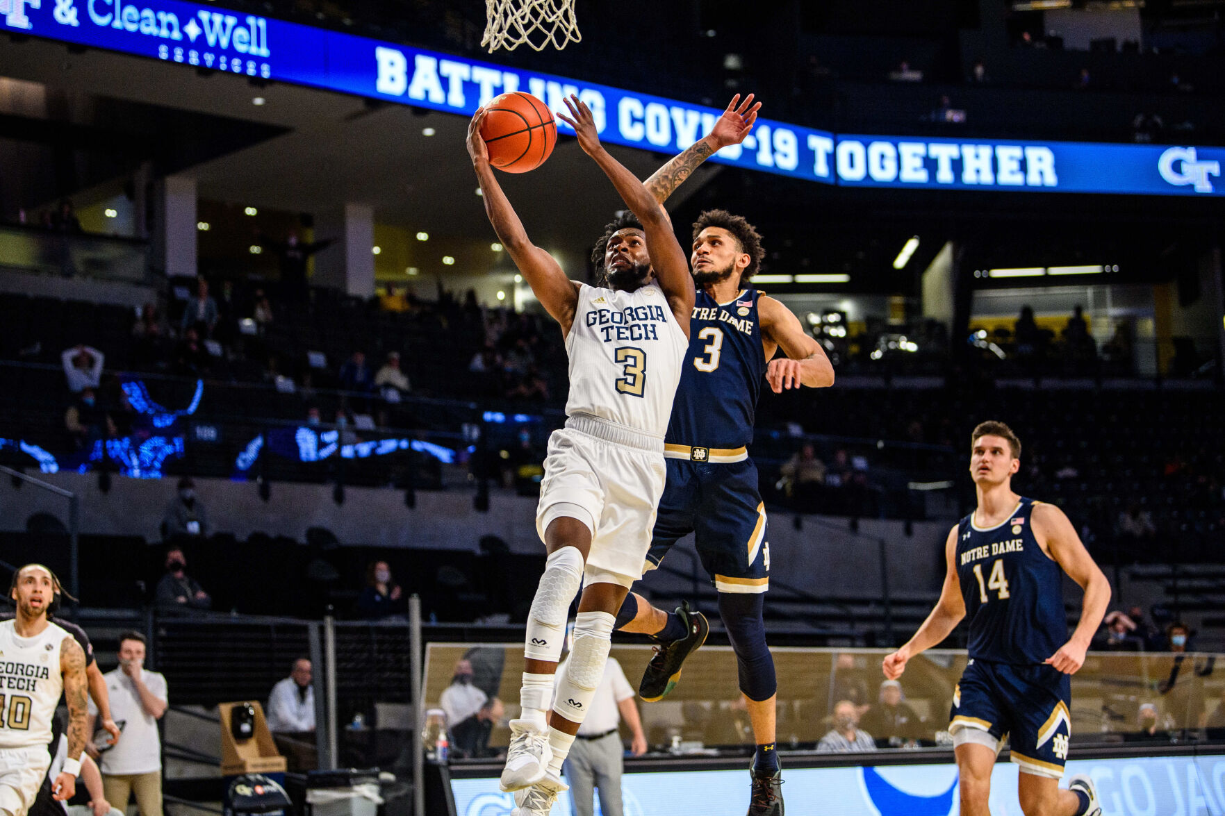 Bubba Parham - Georgia Tech vs. Notre Dame, February 6, 2021
